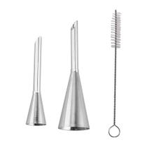 Kit Bico De Confeitar Recheador - FT267 - 1 unidade - Silver Plastic - Rizzo Kit Bico De Confeitar Recheador - FT267 - 1 unidade - Silver Plastic - Rizzo