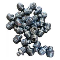 Kit Bico Graxeira Engraxadeira Reta 10mm Uso Geral - 30 Uni