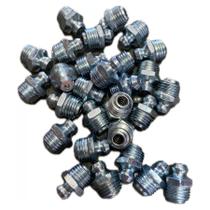 Kit Bico Graxeira Engraxadeira Reta 6mm Uso Geral - 10 Uni