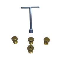 Kit Bico Injetor Gás Glp + Chave Fogão Cooktop 4 Bocas 1519 Fischer Kit Bico Injetor Gás Glp + Chave Fogão Cooktop 4 Bocas 1519 Fischer
