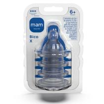 Kit Bico Misto Mamadeira Mam Fluxo Rápido e Super Rápido com 4