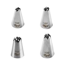 Kit bico para confeitar bolos e doces flor de pitanga 4 un Kit bico para confeitar bolos e doces flor de pitanga 4 un