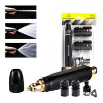 Kit Bico Para Mangueira Engate Rápido Alta Pressão Conector 3 Em 1