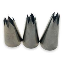 Kit Bicos Confeitar - 1m 3 Peças P M G + Brinde Kit Bicos Confeitar - 1m 3 Peças P M G + Brinde