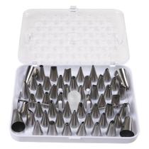 Kit Bicos de Confeitar Inox 55 Peças (SEM EMENDA)