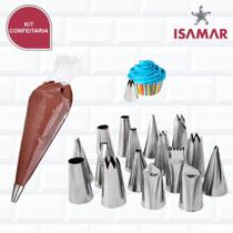 Kit Bicos De Confeitar + Saco Descartável + Brinde