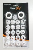 Kit Bicos de Plástico para Confeitar Sortidos - 23 unid