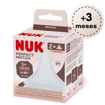 Kit Bicos Mamadeira Nuk Perfect Match Bico Reto Válvula Anticólica Silicone Macio Diversos Tamanhos Kit Bicos Mamadeira Nuk Perfect Match Bico Reto Válvula Anticólica Silicone Macio Diversos Tamanhos