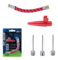 Kit Bicos Para Bomba De Inflar Para Bola Vôlei E Futebol