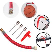 Kit Bicos para Encher Bola Boia 4 Bicos com Adaptador e Mangueira - FBG