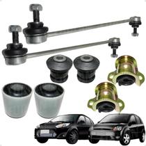 Kit Bieleta Bucha Estabilizadora Bandeja Dianteira Fiesta 02/14