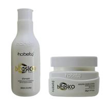 Kit Bifasico Hobety Shampoo 300ml Emulsão Condicionante 300g