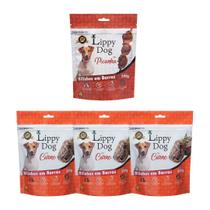 Kit Bifinho Lippy Dog para Cães em Barras 2kg - 4 Unidades