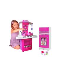 Kit Big Cozinha com Geladeira Pink 7070