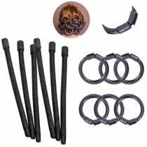 Kit Bigodim Circular Dompel Bigodinho Nº2 Médio C/ 12 Un