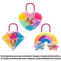 Kit Bijuterias Infantil - Biju Collection - Kit Pocket Alcinha - Sortido - DM Toys