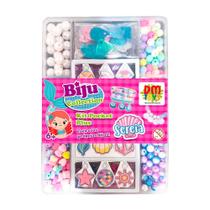 Kit Bijuterias Infantil - Biju Collection - Kit Sereia Pocket Plus - DM Toys