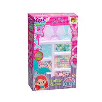 Kit Bijuterias Infantil - Biju Collection - Kit Sereia Pop Trend - DM Toys Kit Bijuterias Infantil - Biju Collection - Kit Sereia Pop Trend - DM Toys