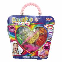 Kit Bijuterias Infantil - ColorPop Pulseiras - Estojo Coração - Toyng