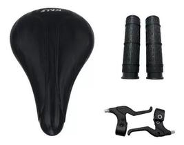 Kit Bike Infantil Selim Banco Manopla E Manete Aro 12/16/20