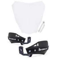 Kit Biker Number Plate Next Protetor Mão Crf 250f