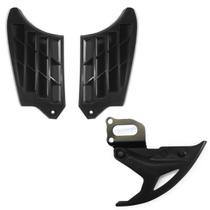 Kit Biker Protetores Grade Aleta Bobina Radiador Disco Traseiro Crf 250f
