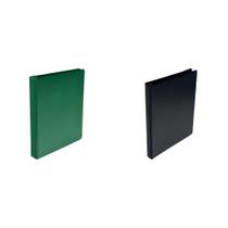 Kit Binder Combo Kit Anel redondo Casafoyer 2,54 cm verde e 1,27 cm preto Kit Binder Combo Kit Anel redondo Casafoyer 2,54 cm verde e 1,27 cm preto