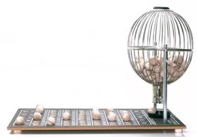 Kit Bingo completo Tabuleiro globo e bolinhas Kit Bingo completo Tabuleiro globo e bolinhas