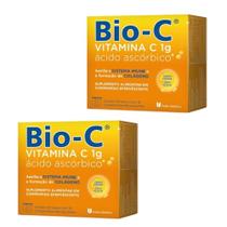 Kit Bio-C 1g Sabor Laranja Com 2 Unidades De 30 Comprimidos Cada