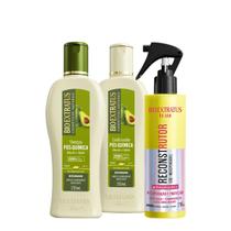 Kit Bio Extratus Be.use Reconstrutor Pós Quimica Duo Tratamento (3 produtos)