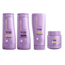 Kit Bio Extratus Blond Desamarelador (Shampoo/Condicionador/Finalizador e Máscara 250g)