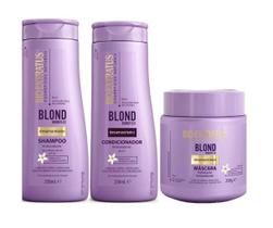 Kit Bio Extratus Blond Shampoo Bio Extratus 250ml + Cond. 250ml + Máscara Desamareladora 250g Kit Bio Extratus Blond Shampoo Bio Extratus 250ml + Cond. 250ml + Máscara Desamareladora 250g