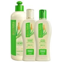 Kit Bio Extratus Cachos Shampoo 250ml + Condicionador 250ml + Finalizador 500ml Kit Bio Extratus Cachos Shampoo 250ml + Condicionador 250ml + Finalizador 500ml