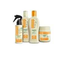 Kit bio extratus camomila sh, cond, masc e finalizador 250gr