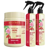 Kit Bio Extratus Crespos Banho De Creme 1Kg Day After 300Ml