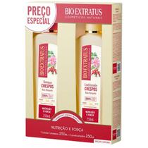 Kit Bio Extratus Crespos Nutrição e Força Shampoo 250ml + Condicionador 250ml