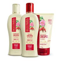 Kit Bio Extratus Crespos Shampoo 500ml + Condicionador 500ml + Finalizador 150g Kit Bio Extratus Crespos Shampoo 500ml + Condicionador 500ml + Finalizador 150g