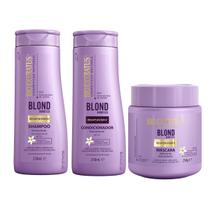 Kit Bio Extratus Desamarelador Blond (Shampoo/Condicionador/Máscara 250g)