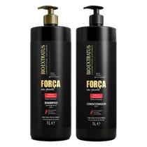 Kit Bio Extratus Força Com Pimenta Shampoo Cond 2x1L