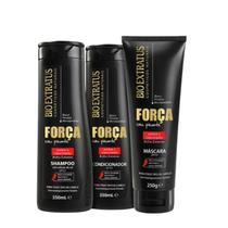 Kit Bio Extratus Força Pimenta Sh+Cond 350ml + Masc 250g
