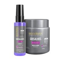 Kit Bio Extratus Grisalhos Sérum 55ml + Máscara 250g