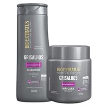 Kit Bio Extratus Grisalhos Shampo 250ml + Máscara 250g