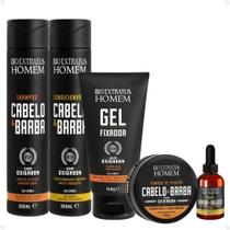 Kit Bio Extratus Homem Cabelo & Barba Com 5