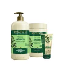 Kit Bio Extratus Jaborandi Antiqueda Shampoo Litro Máscara e Finalizador (3 produtos)