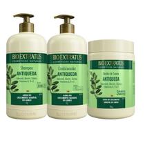 Kit Bio Extratus Jaborandi Sh 1L + Cond 1L + Banho de Creme 1kg