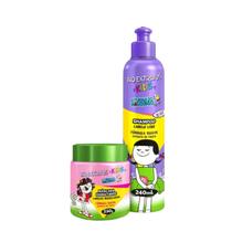 Kit Bio Extratus Kids Cabelo Liso Shampoo 240ml + Mascara 250g