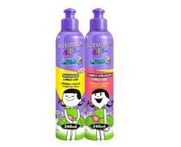 Kit Bio Extratus Kids Cabelo Liso Shampoo + Condicionador