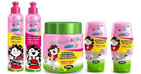 Kit Bio Extratus Kids Cabelos Cacheados (Shampoo/Condicionador/Máscara + 2x Finalizadores)