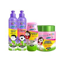 Kit Bio Extratus Kids Liso Shampoo 240ml + Condicionador 240ml + Máscara 250g + Finalizador 150g Kit Bio Extratus Kids Liso Shampoo 240ml + Condicionador 240ml + Máscara 250g + Finalizador 150g