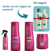 Kit Bio Extratus Mais +Liso Cabelos sem Frizz + Kit Viagem